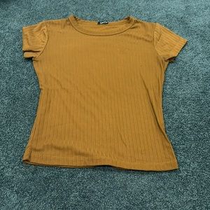Basic brown top